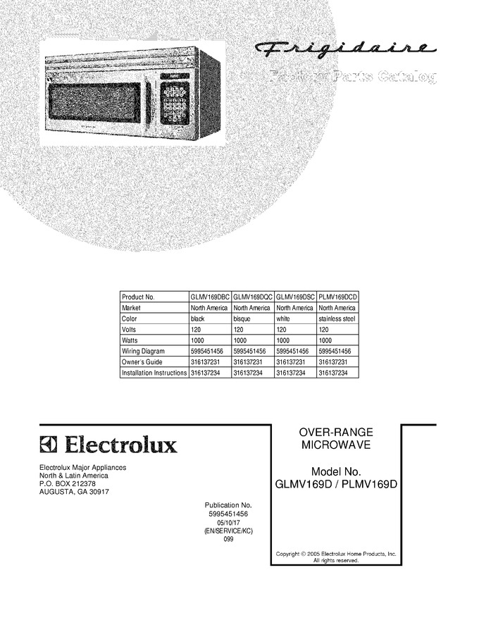 Diagram for GLMV169DSC