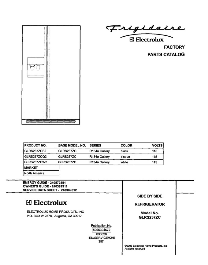 Diagram for GLRS237ZCW2