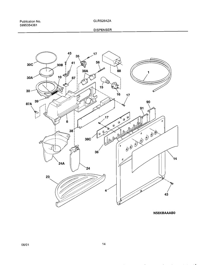 Diagram for GLRS264ZAB0