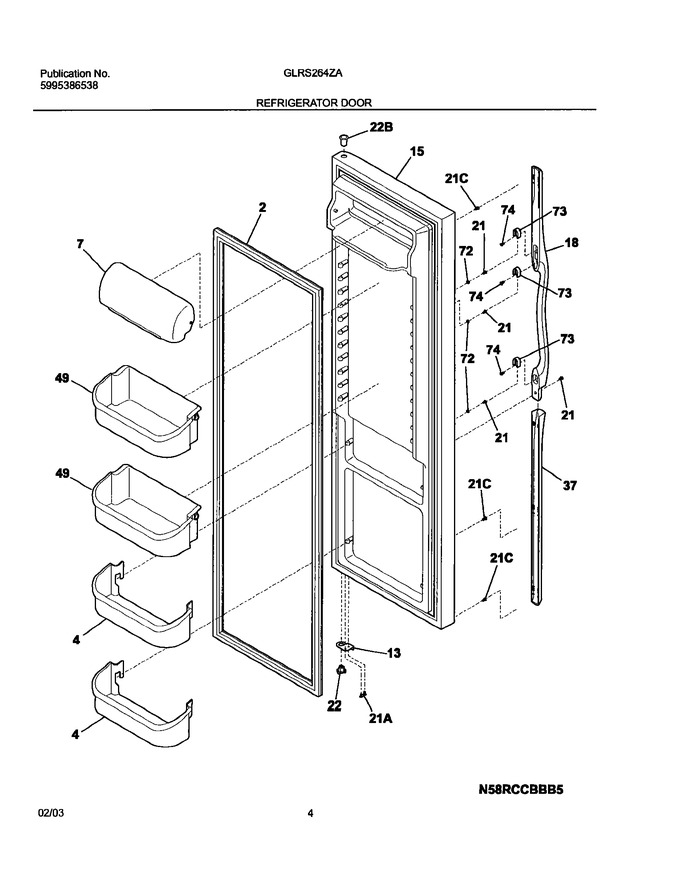 Diagram for GLRS264ZAW6