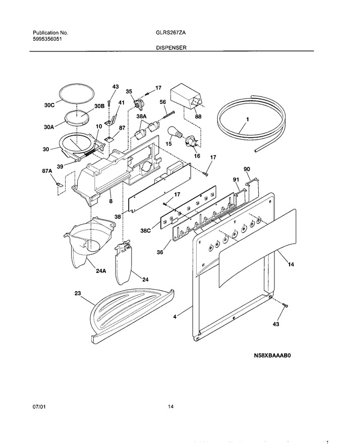 Diagram for GLRS267ZAW1