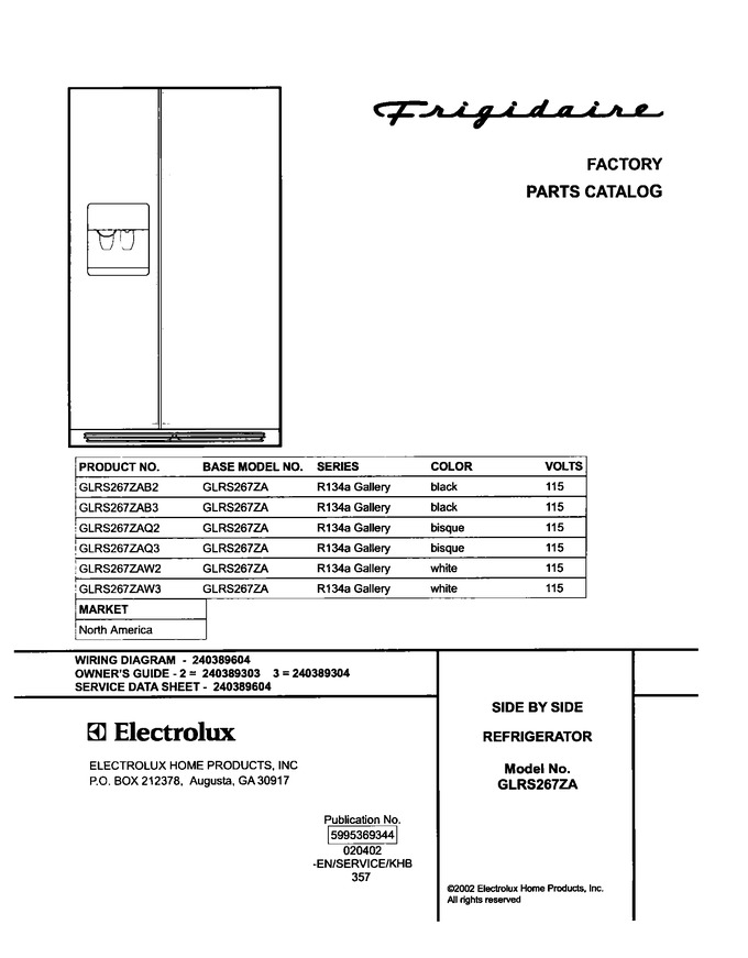 Diagram for GLRS267ZAQ3