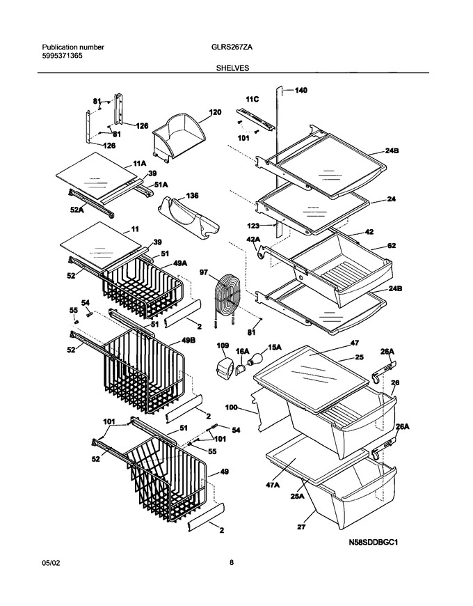 Diagram for GLRS267ZAW4