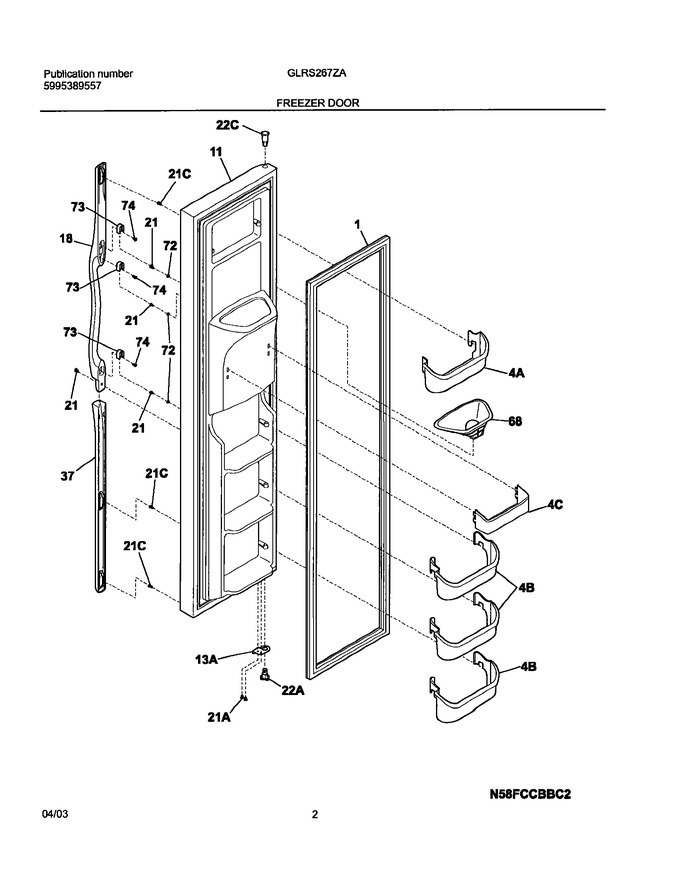 Diagram for GLRS267ZAW6