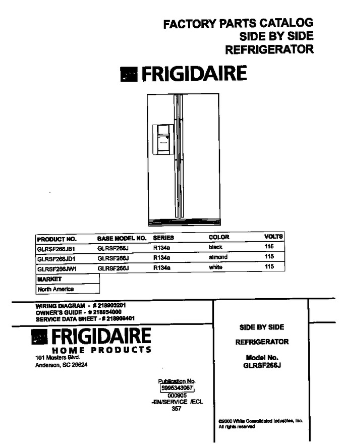 Diagram for GLRSF266JD1