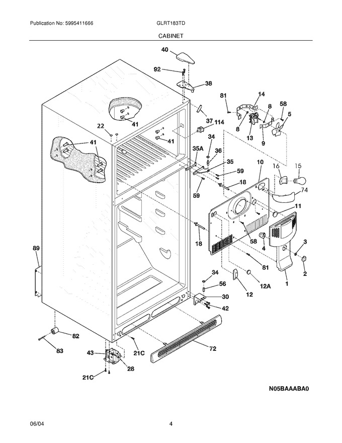 Diagram for GLRT183TDQ3