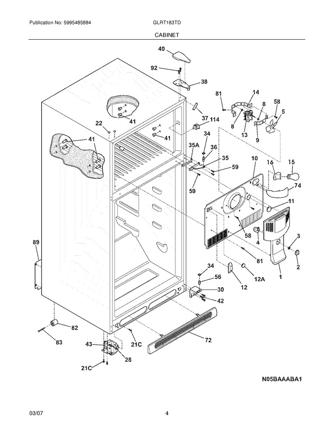 Diagram for GLRT183TDBM