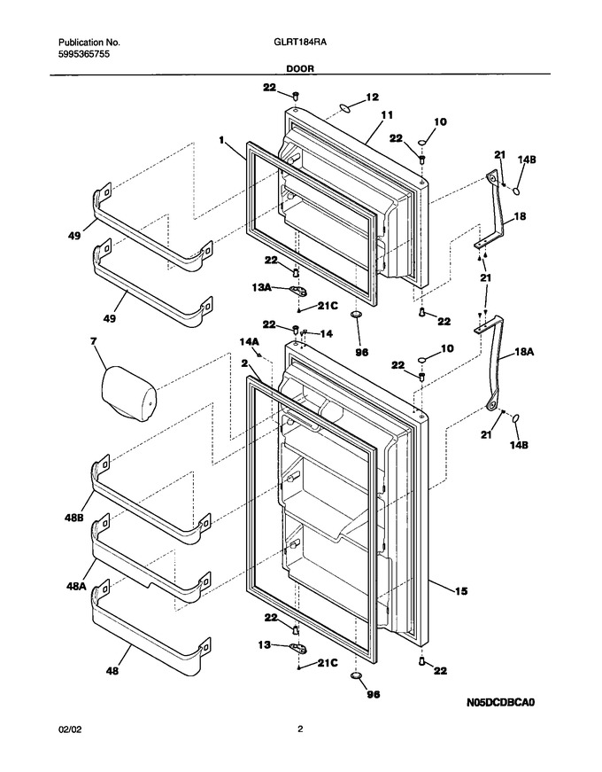 Diagram for GLRT184RAW3