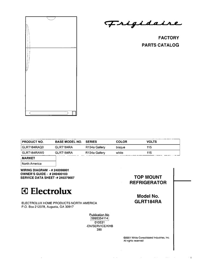 Diagram for GLRT184RAW0