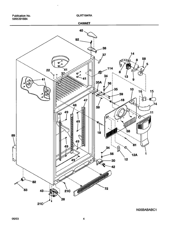 Diagram for GLRT184RAQ2