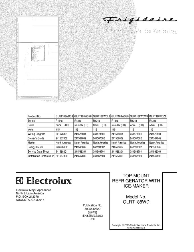 Diagram for GLRT188WDB8