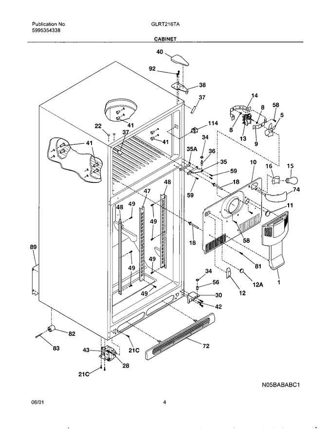 Diagram for GLRT216TAB0