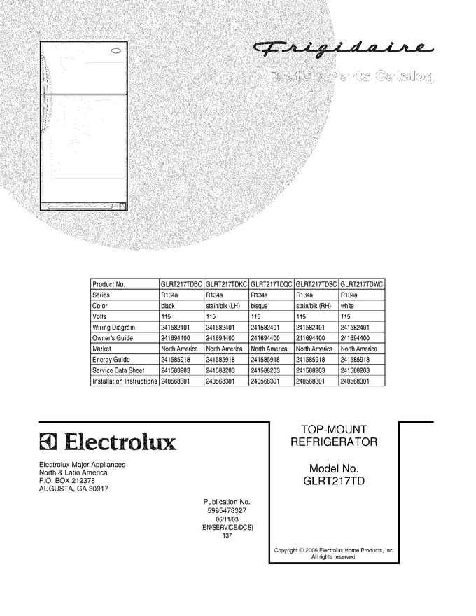 Diagram for GLRT217TDSC