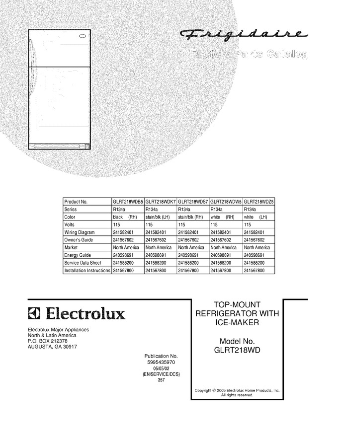 Diagram for GLRT218WDB5