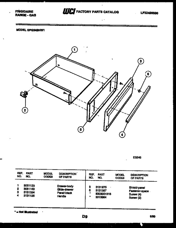 Diagram for GPG34BNW1