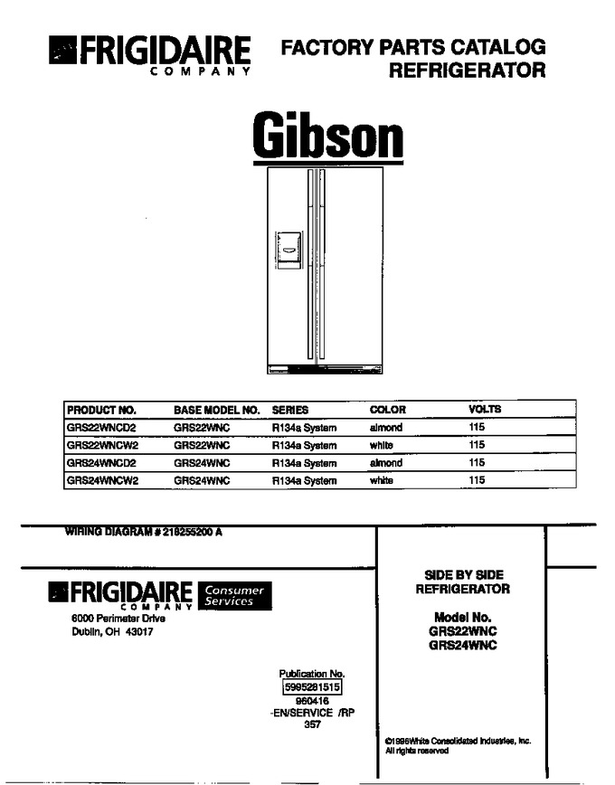 Diagram for GRS24WNCW2