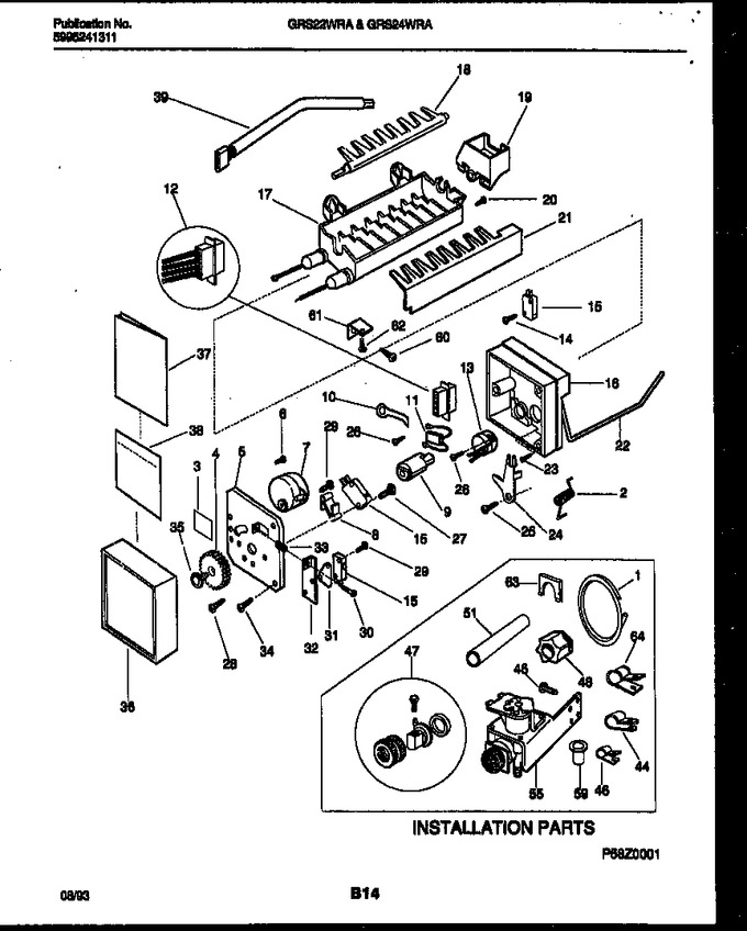 Diagram for GRS22WRAW0