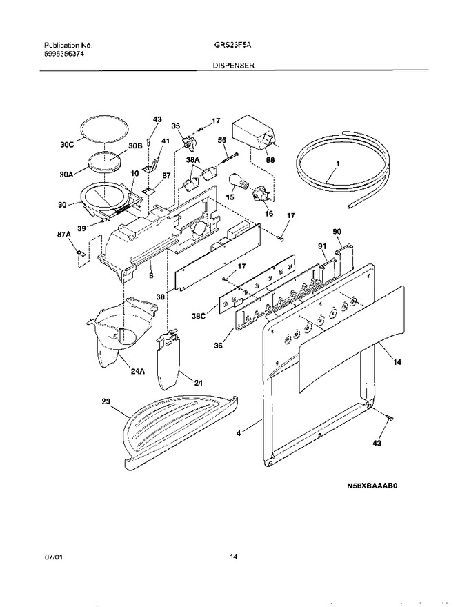 Diagram for GRS23F5AQ1