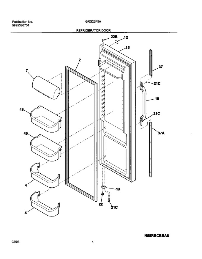 Diagram for GRS23F5AQ6