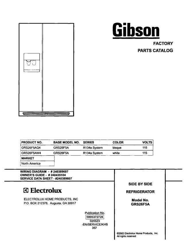 Diagram for GRS26F5AQ4