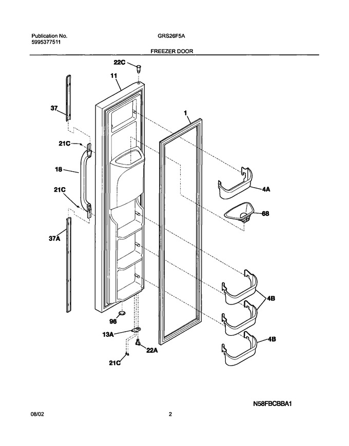 Diagram for GRS26F5AW5