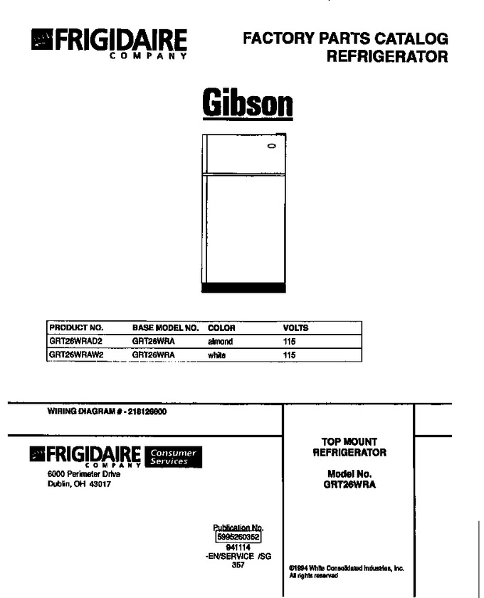 Diagram for GRT26WRAD2