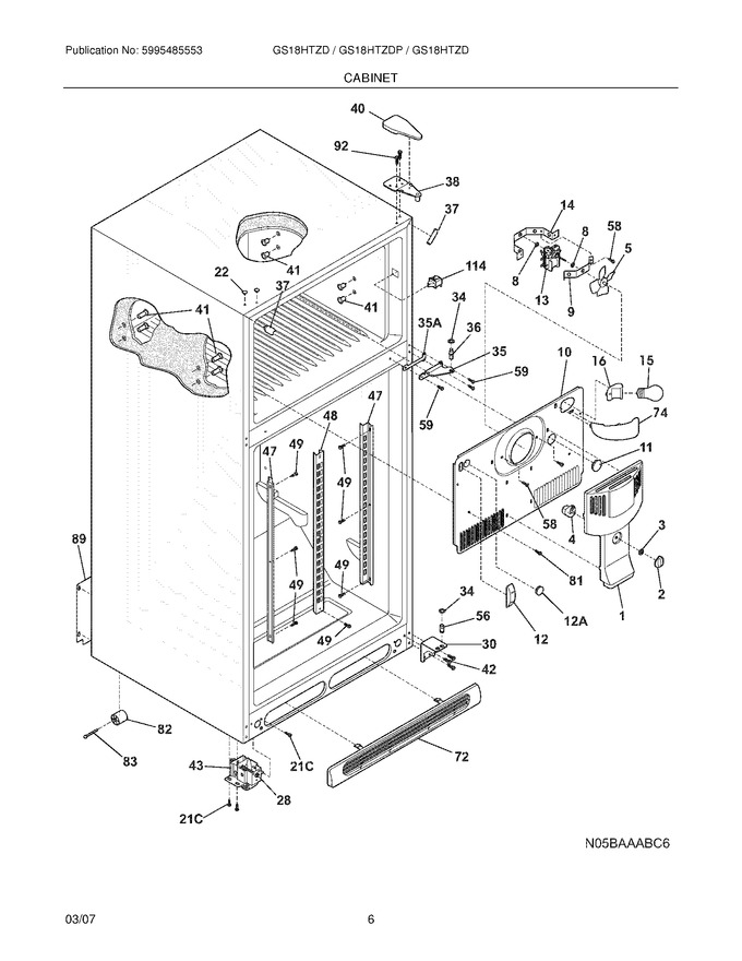 Diagram for GS18HTZDSBB