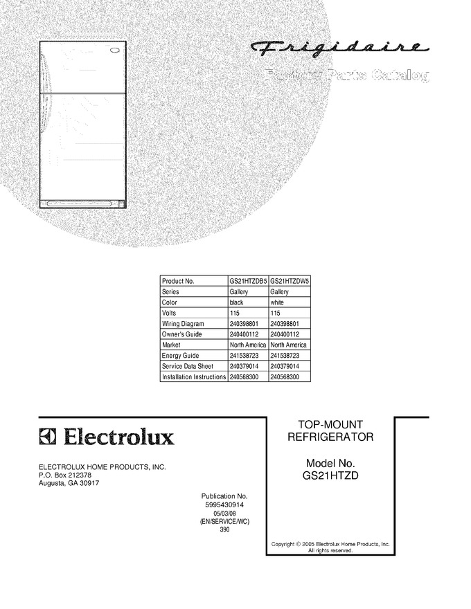 Diagram for GS21HTZDW5