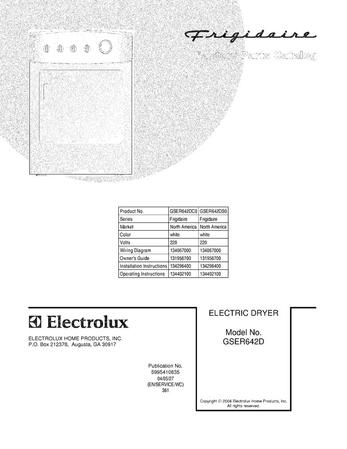 Diagram for GSER642DC0