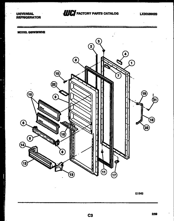 Diagram for GSIW36WHE2