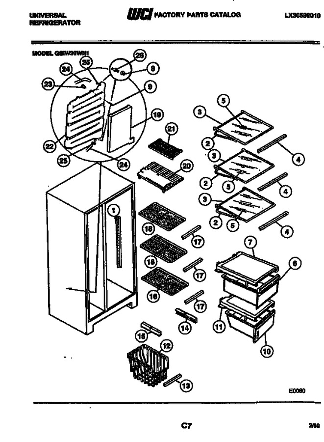 Diagram for GSIW36DH1