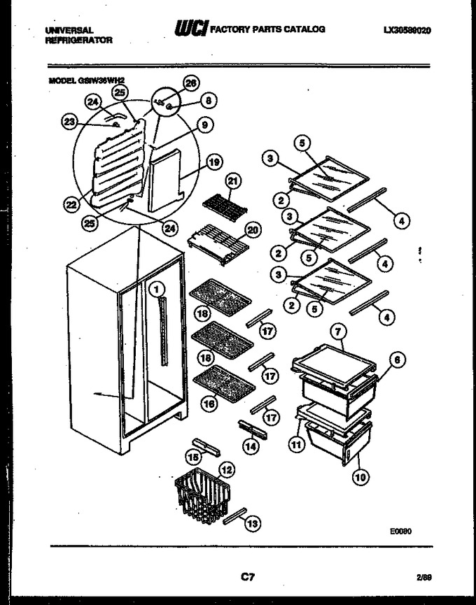 Diagram for GSIW36WHD2