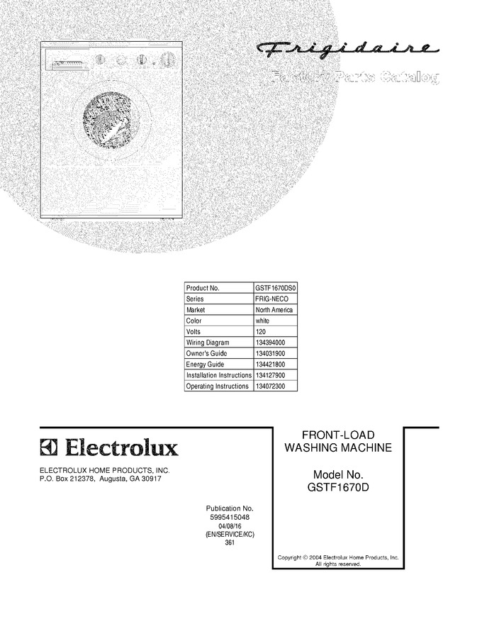 Diagram for GSTF1670DS0