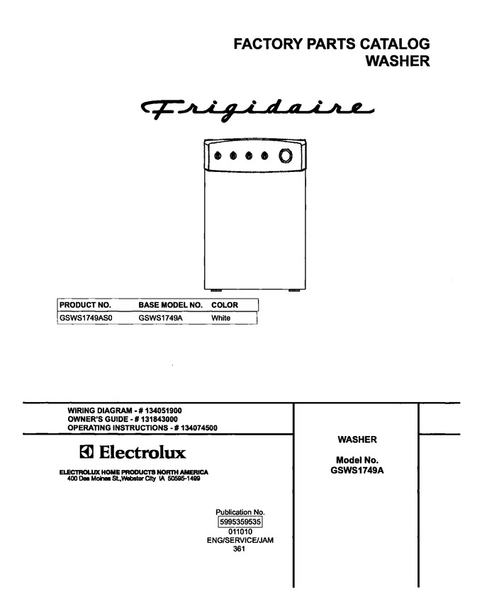 Diagram for GSWS1749AS0