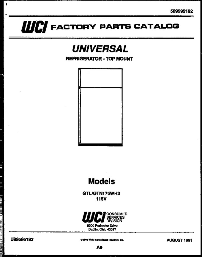 Diagram for GTN175CH3