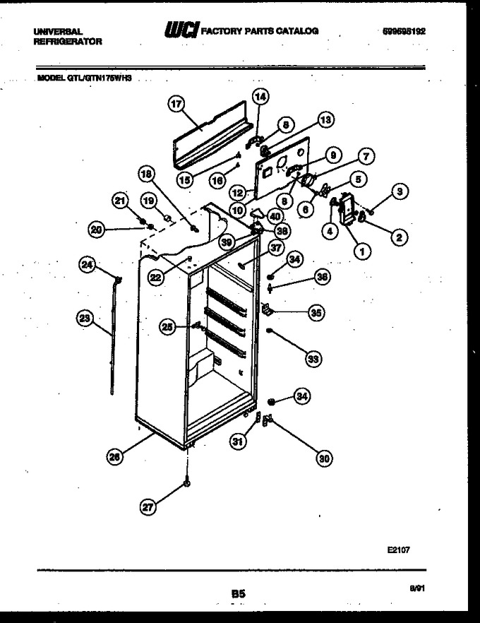 Diagram for GTL175WY3