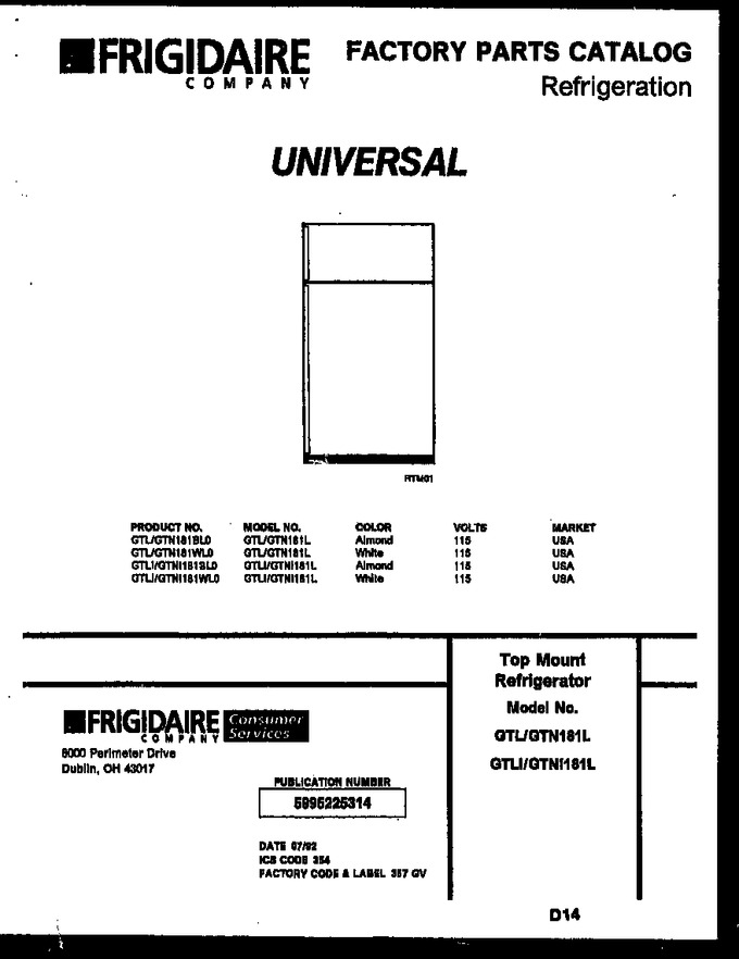 Diagram for GTLI181BL0