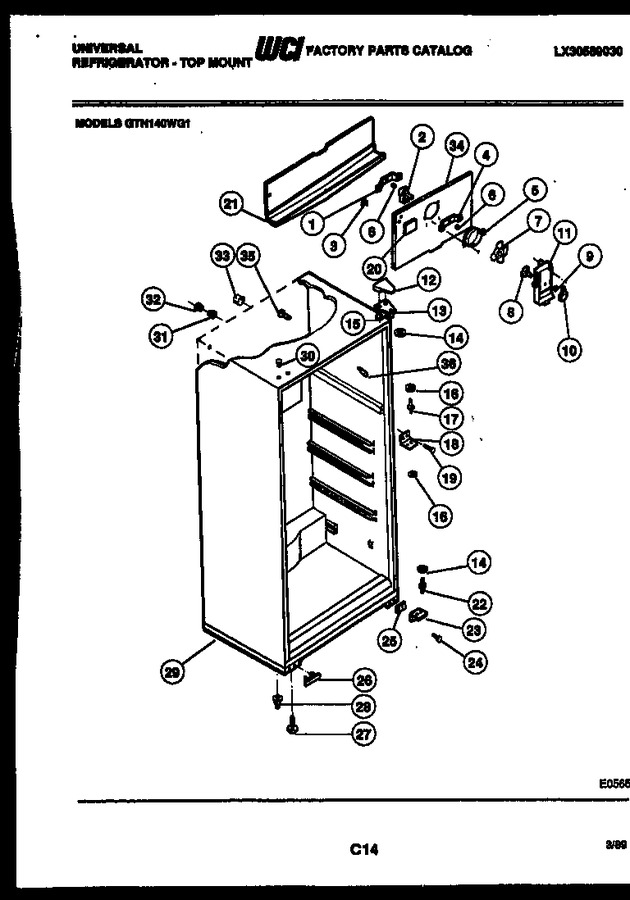 Diagram for GTN140HG1