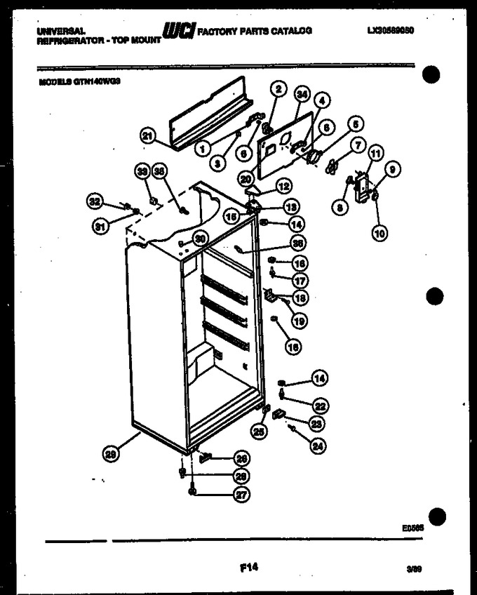 Diagram for GTN140WG3