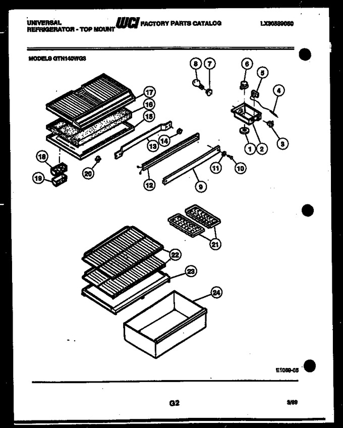 Diagram for GTN140WG3