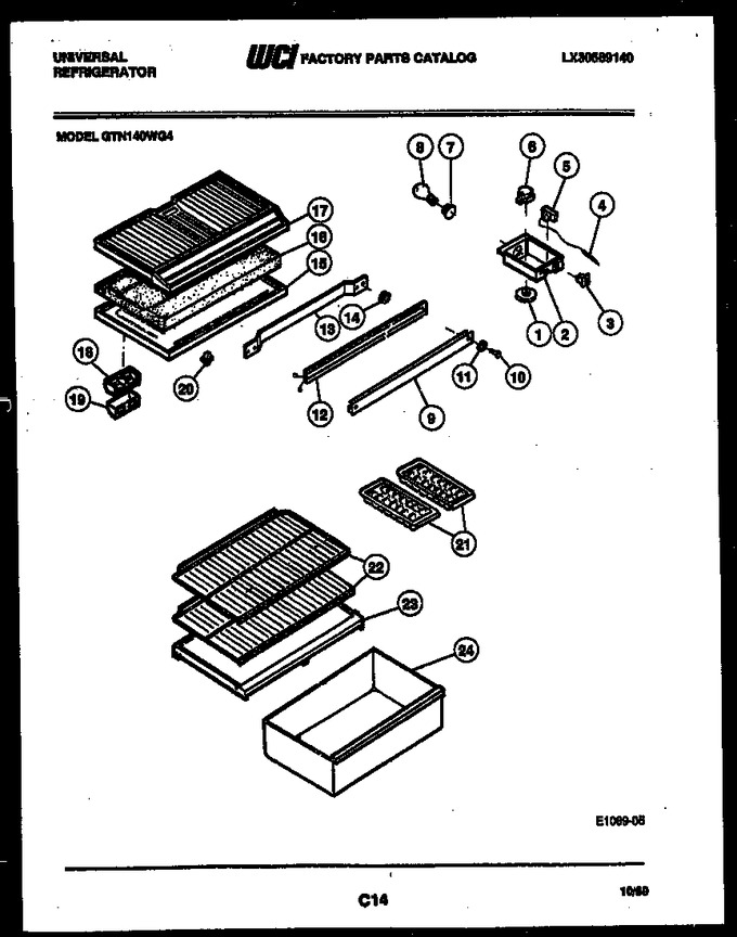 Diagram for GTN140WG4