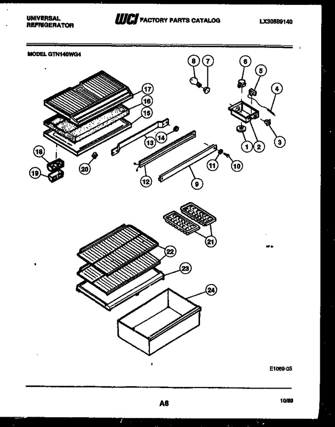 Diagram for GTN140WGH4