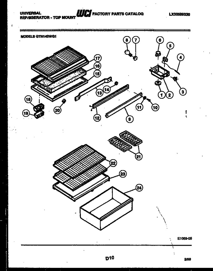 Diagram for GTN140WGD1