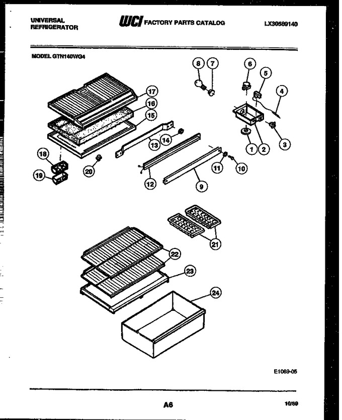 Diagram for GTN140WGV4