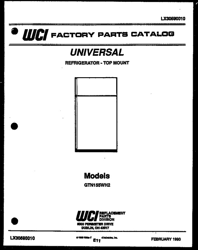 Diagram for GTN155WHW2