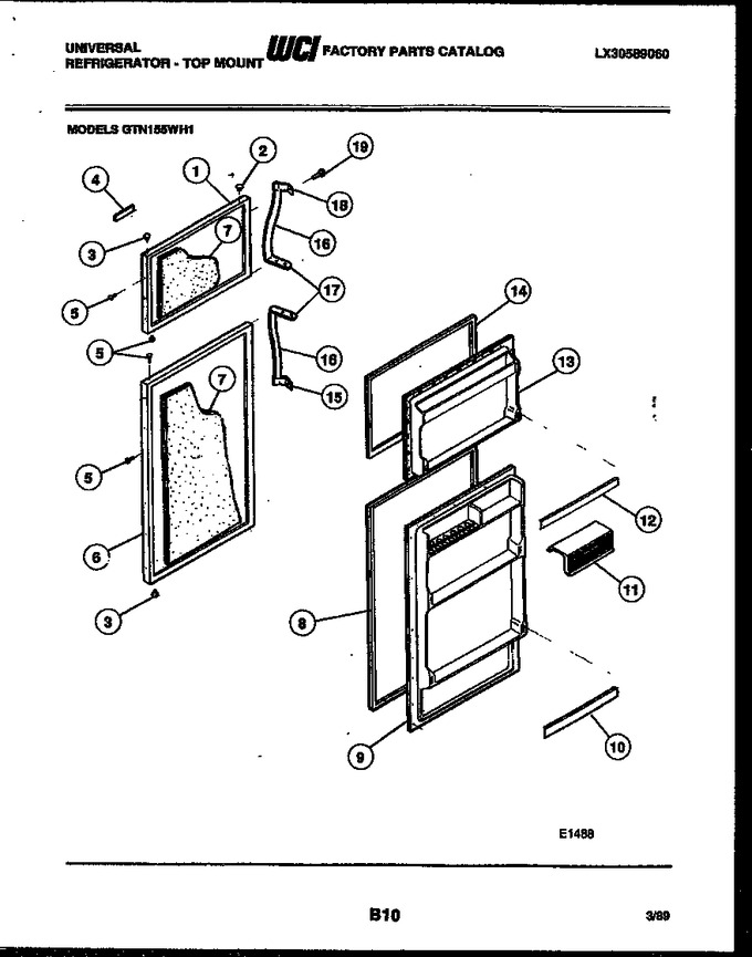 Diagram for GTN155WHL1