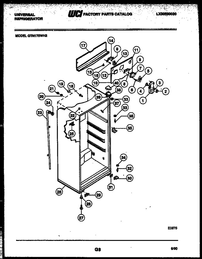 Diagram for GTN175WH2-32