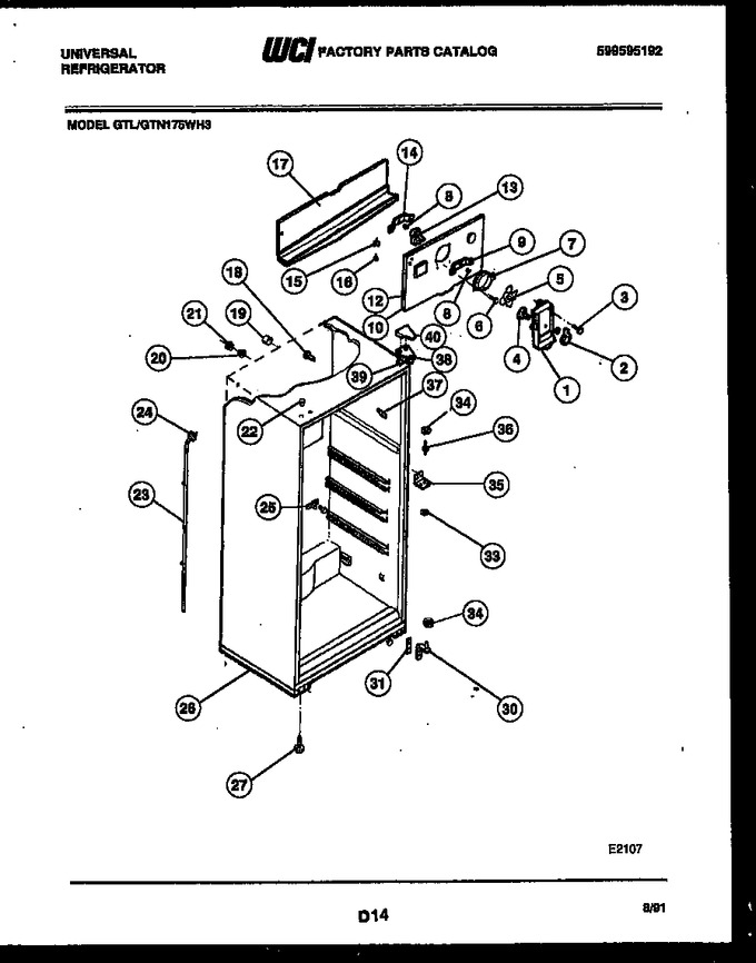 Diagram for GTN175WH3-00