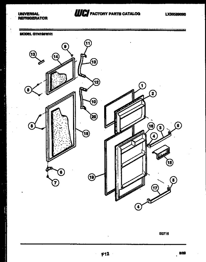 Diagram for GTN198WHW1