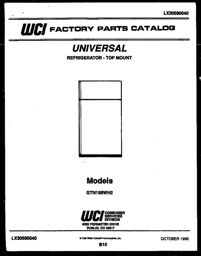 Diagram for GTN198WHF2